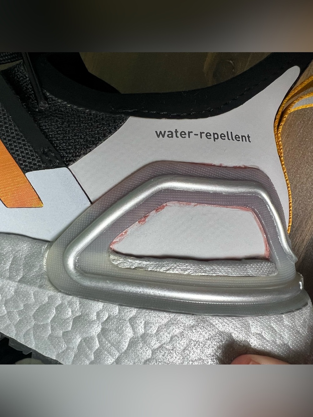 ADIDAS Ultra Boost Winter.RDY Running Shoes Black Signal Orange Size 9.5 Men's - Picture 12 of 14